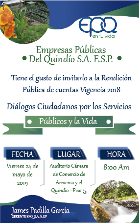 Invitación Rendicion de Cuentas 2018